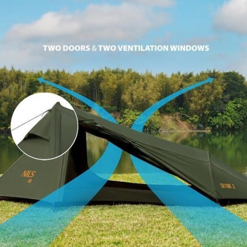 NC2502 SKYAIR 2 ULTRALEKKI NAMIOT ZIELONY NILS CAMP