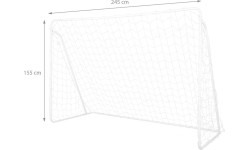 Siatka do bramki piłkarskiej do piłki nożnej Nils NT8245 - 245 x 155 x 80 cm