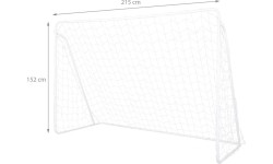 Siatka do bramki piłkarskiej Nils NT8215 215x152x76 cm