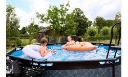 Basen EXIT Drewno ø360 x 122cm z pompą i filtrem