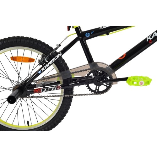 Rower Karbon BMX 20, black-lime