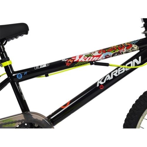 Rower Karbon BMX 20, black-lime