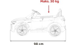 Audi SQ8 pojazd czerwony