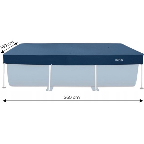 Pokrywa plandeka mata do basenu stelażowego 2,6x1,6m Intex 28036