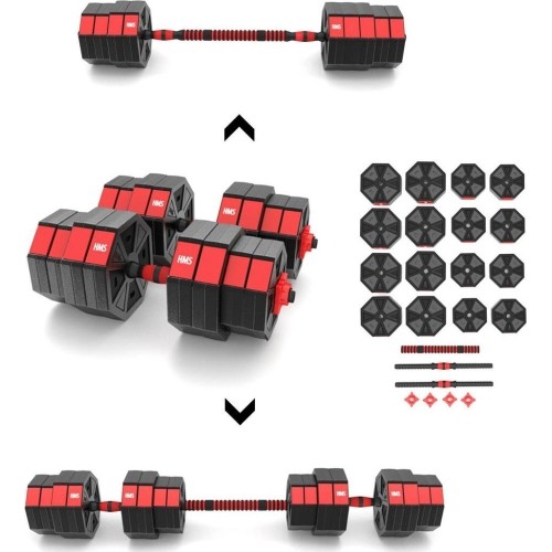 SGC20 SZTANGA I HANTLE KOMPOZYTOWE HMS - 30 kg
