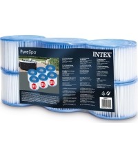 Filtry S1 komplet 6szt zestaw Pure SPA INTEX 29011