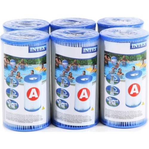 Filtr filtry typ A - do pompy basenu intex 29000 - 6 sztuk