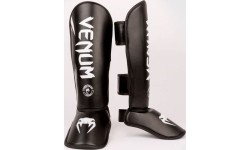 Venum Challenger Kids Shin Guards - Black/White