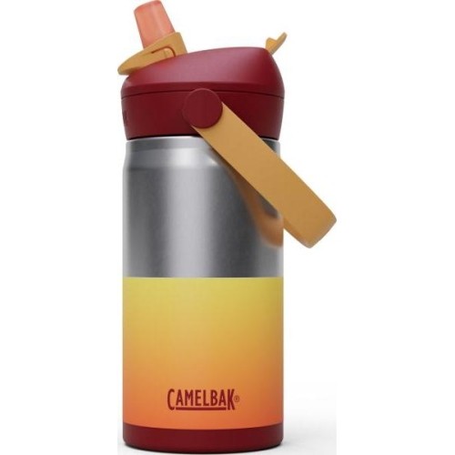 Butelka dla dzieci Thrive Flip Straw Kids VSS 0,35 l, Orange Sunset