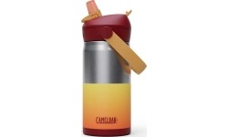 Butelka dla dzieci Thrive Flip Straw Kids VSS 0,35 l, Orange Sunset