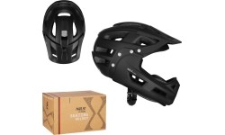 MTW101 FULL-FACE HELMET M (56–58 CM) NILS EXTREME - Black