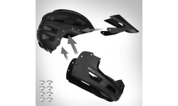 MTW101 FULL-FACE HELMET M (56–58 CM) NILS EXTREME - Black