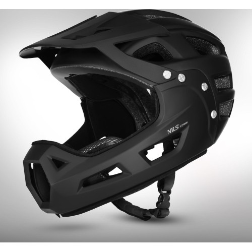MTW101 FULL-FACE HELMET M (56–58 CM) NILS EXTREME - Black