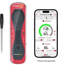 TempSpike Plus skaitmeninis belaidis bluetooth maisto termometras ThermoPro TP970W su atnaujintu itin plonu zondu