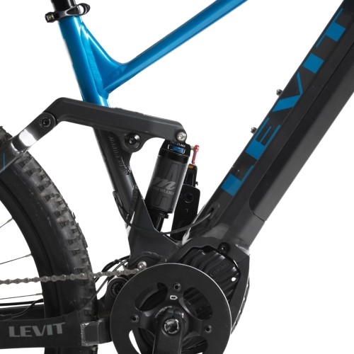 Górski rower elektryczny z pełnym zawieszeniem Levit Kingit BF Overstep 630 29" - 2024 - Blue black pearl