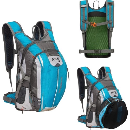 NC1766 NIEBIESKI PLECAK PRZYGODOWY 25L NILS CAMP