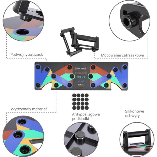 Deska do pompek HMS PU10 czarna