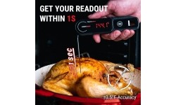 Momentinis mėsos termometras ypač greitas 1 sekundės nuskaitymo atsparus vandeniui ThermoPro TP622W