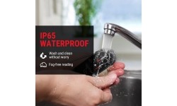 Momentinis mėsos termometras ypač greitas 1 sekundės nuskaitymo atsparus vandeniui ThermoPro TP622W