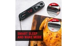 Momentinis mėsos termometras ypač greitas 1 sekundės nuskaitymo atsparus vandeniui ThermoPro TP622W