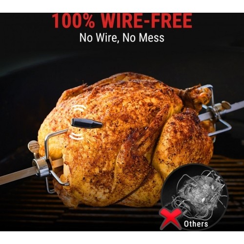 TempSpike Plus skaitmeninis belaidis bluetooth maisto termometras ThermoPro TP970W su atnaujintu itin plonu zondu