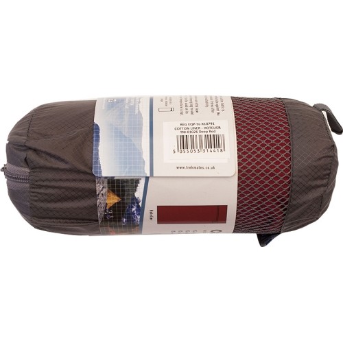 Wkładka do śpiwora Trekmates Hotelier Cotton, 205x75 cm