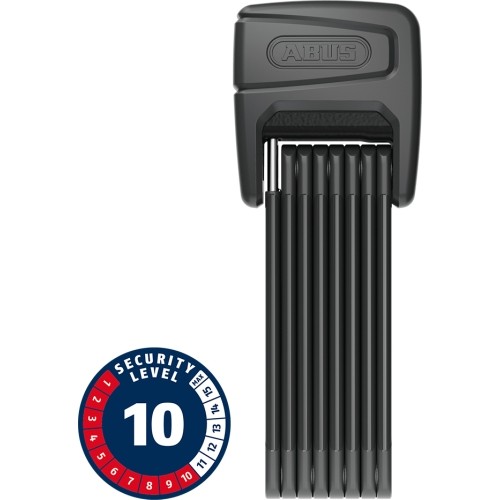 ABUS BORDO™ One 6000A/120 // z alarmem, składany, blokada Bluetooth®, 120 cm (czarny)