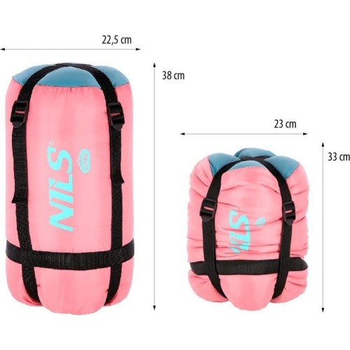 NC2007 PINK SLEEPING BAG JUNIOR NILS CAMP