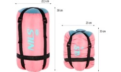 NC2007 PINK SLEEPING BAG JUNIOR NILS CAMP