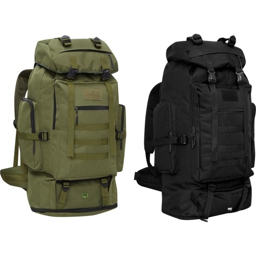 Plecak taktyczny Nils Camp Magnum NC1785, 100 l, czarny