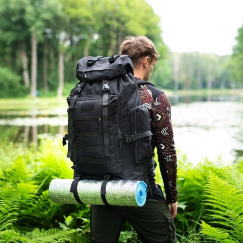 Plecak taktyczny Nils Camp Magnum NC1785, 100 l, czarny