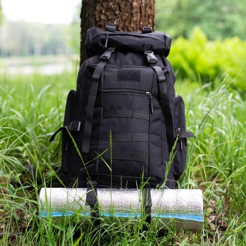 Plecak taktyczny Nils Camp Magnum NC1785, 100 l, czarny
