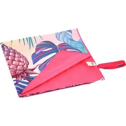 Ręcznik z mikrofibry Nils Camp NCR14 Pineapple, 160x80cm