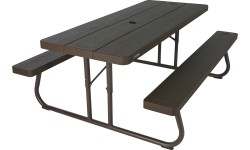 Lifetime Evans Stół Prostokątny Brązowy 183x145x75cm