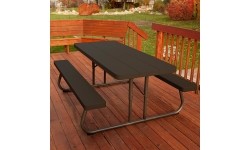 Lifetime Evans Stół Prostokątny Brązowy 183x145x75cm