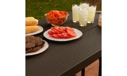 Lifetime Evans Stół Prostokątny Brązowy 183x145x75cm