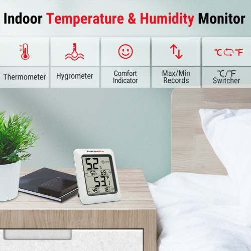 Termometr pokojowy ThermoPro TP50W