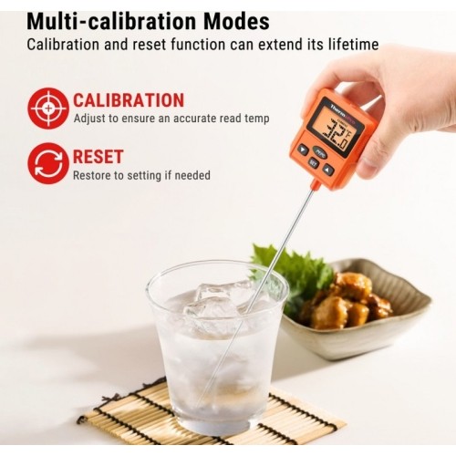 Skaitmeninis aliejaus ir saldainių termometras su zondu ThermoPro TP511