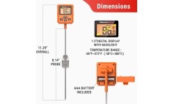 Skaitmeninis aliejaus ir saldainių termometras su zondu ThermoPro TP511