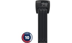 Spyna ABUS BORDO™ Combo 6000C/90 Black SH // sulankstoma, 90 cm (juoda)