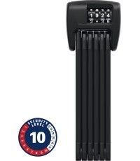 Spyna ABUS BORDO™ Combo 6000C/90 LED Black SH // sulankstoma, su LED šviesa, 90 cm (juoda)