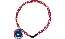 Zapięcie ABUS Steel-O-Chain™ 4804C/75 Red Symbols, łańcuch, 75 cm (czerwone)