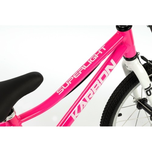 Dviratis Karbon Superlight 16 różowy