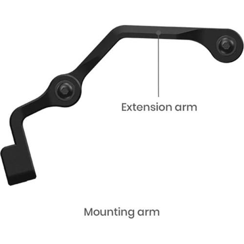 Uchwyt/adapter przedniej lampki Magicshine FORKIX do rowerów składanych Brompton // mocowanie GoPro