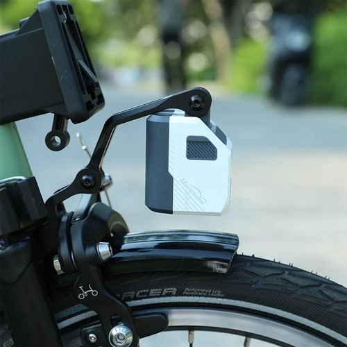 Uchwyt/adapter przedniej lampki Magicshine FORKIX do rowerów składanych Brompton // mocowanie GoPro