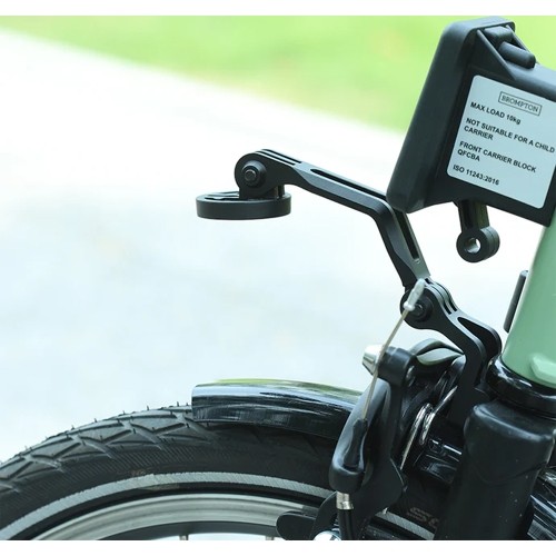 Uchwyt/adapter przedniej lampki Magicshine FORKIX do rowerów składanych Brompton // mocowanie GoPro