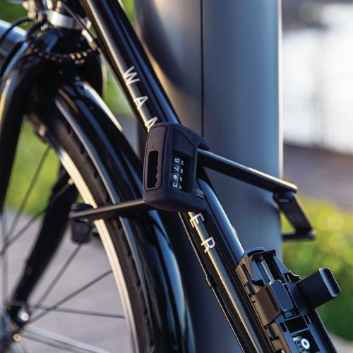 Spyna ABUS BORDO™ Combo 6000C/90 Black SH // sulankstoma, 90 cm (juoda)