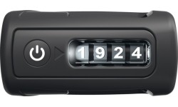 Spyna ABUS BORDO™ Combo 6000C/90 LED Black SH // sulankstoma, su LED šviesa, 90 cm (juoda)