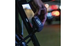 Spyna ABUS BORDO™ Combo 6000C/90 LED Black SH // sulankstoma, su LED šviesa, 90 cm (juoda)