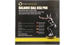 Czarna piłka balansowa HMS Premium BSX Pro
